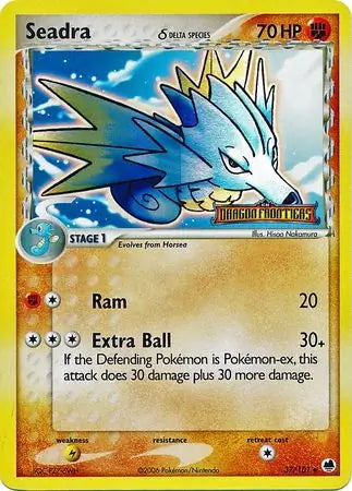 EX Dragon Frontiers Seadra (Alternate Art) #37/101 reverse holo